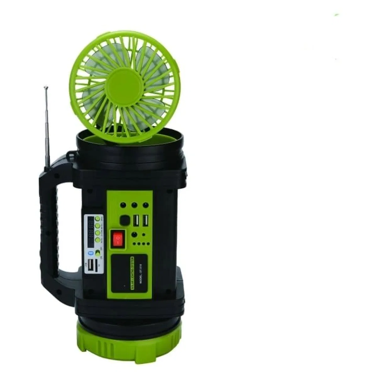 Wıson Ws-5683 Şarjlı 30w Solar Şarjlı Ev Aydınlatma Seti Radyo Ve Fan Powebank görsel 2
