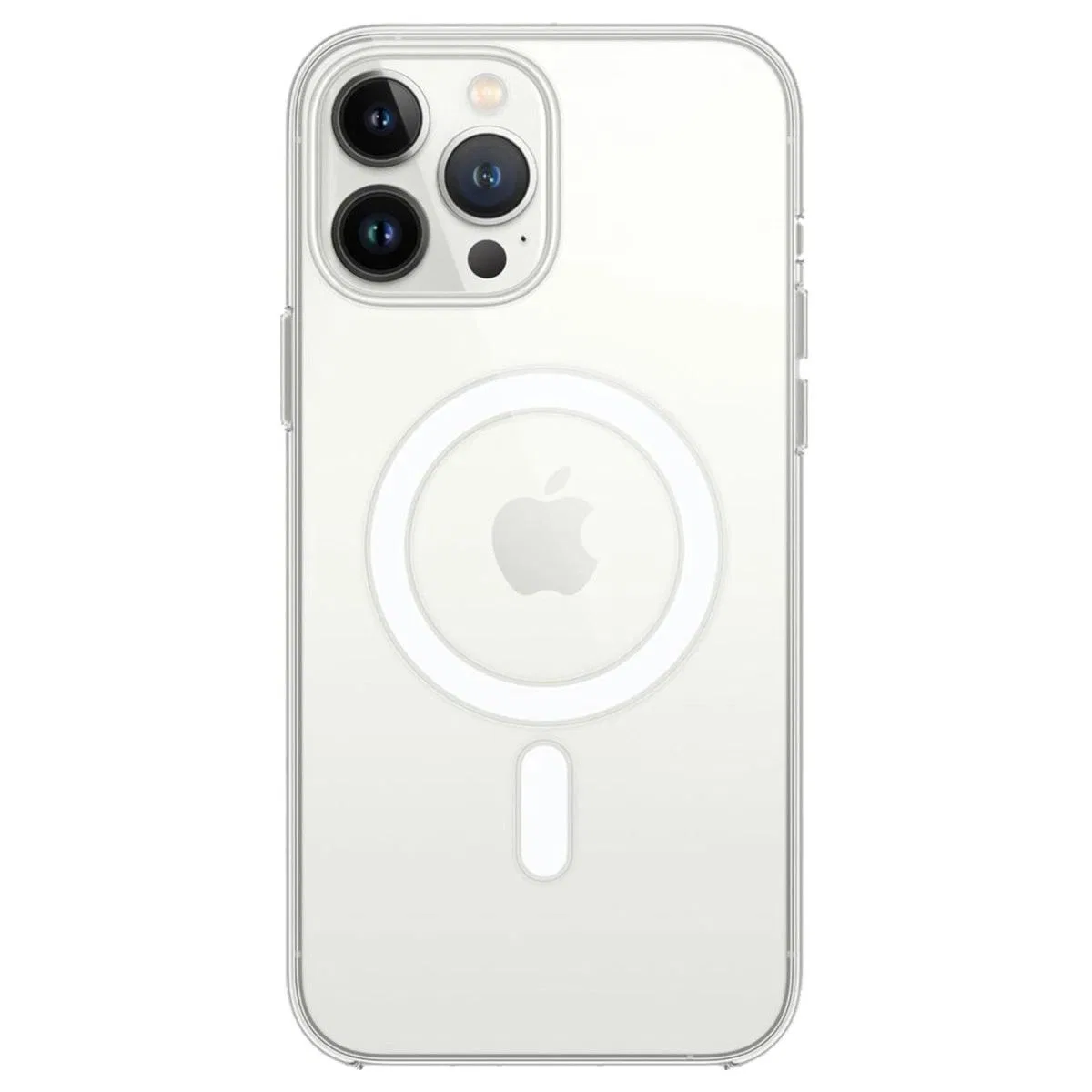 Apple İphone 14 Pro Kılıf Magneticsafe Şeffaf Silikon - Şeffaf