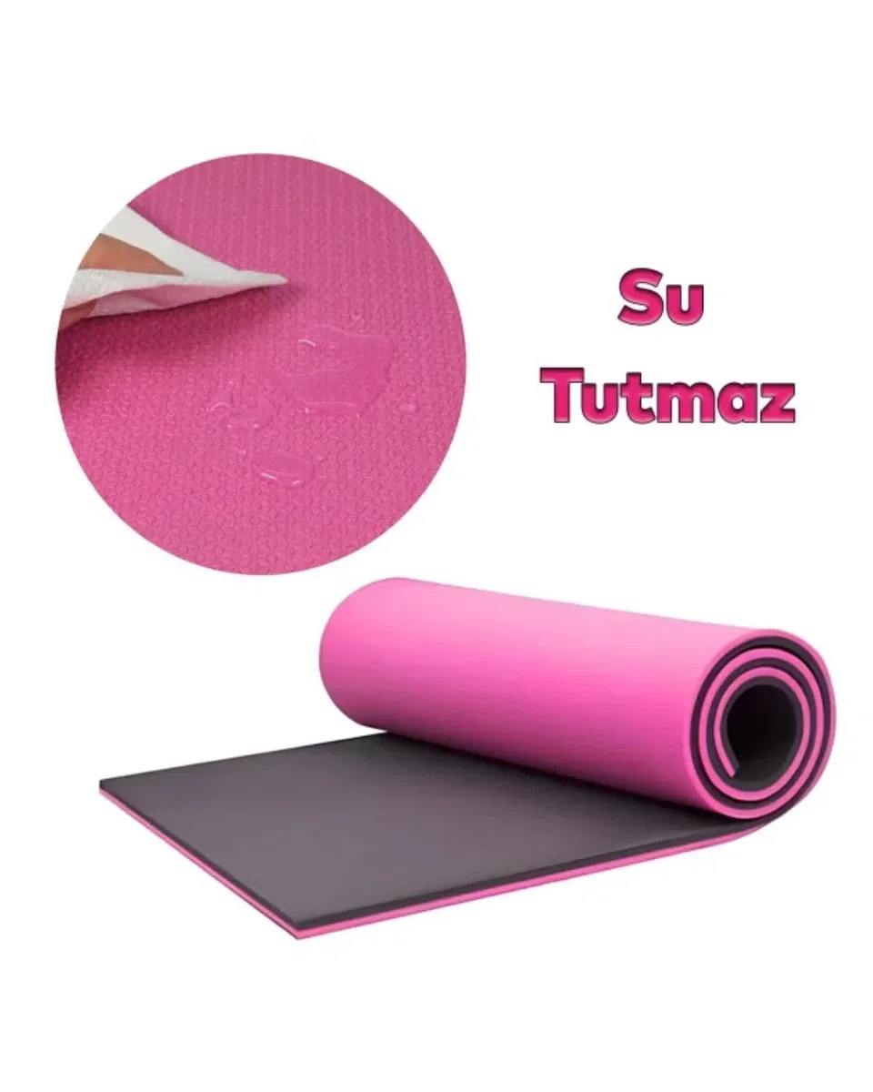 10MM YOGA MATI PEMBE görsel 5