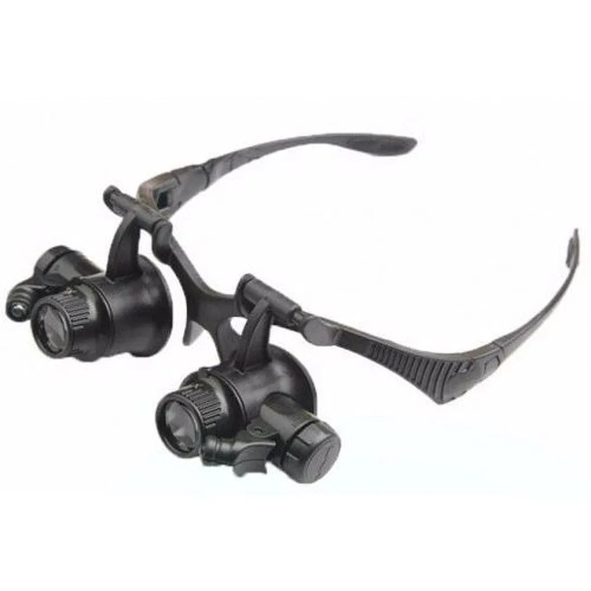 Gözlük Modeli 10x 15x 20x 25x Lens, 2led Işıklı, büyüteç