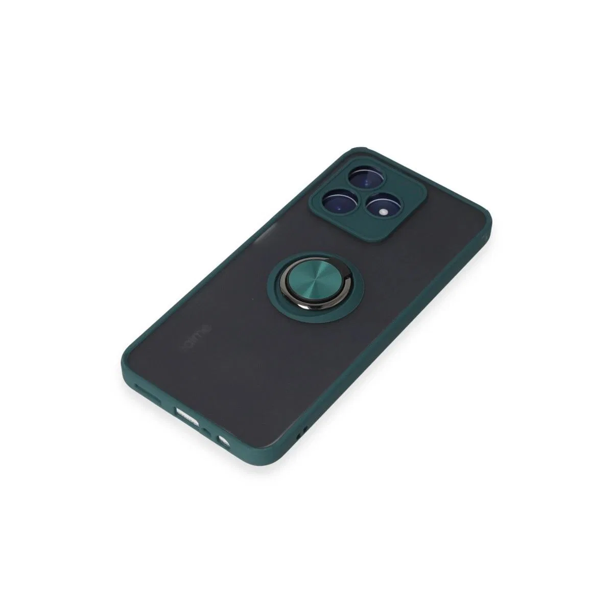 Realme C53 Kılıf Montreal Yüzüklü Silikon Kapak - Yeşil görsel 5