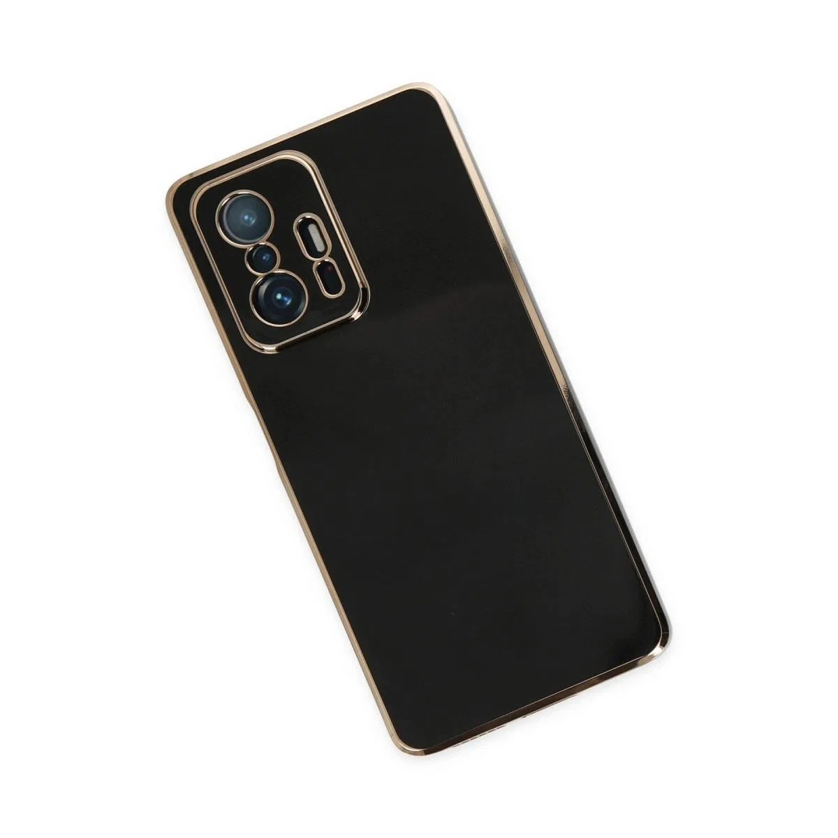 Xiaomi Mi 11t Pro Kılıf Volet Silikon - Siyah görsel 2