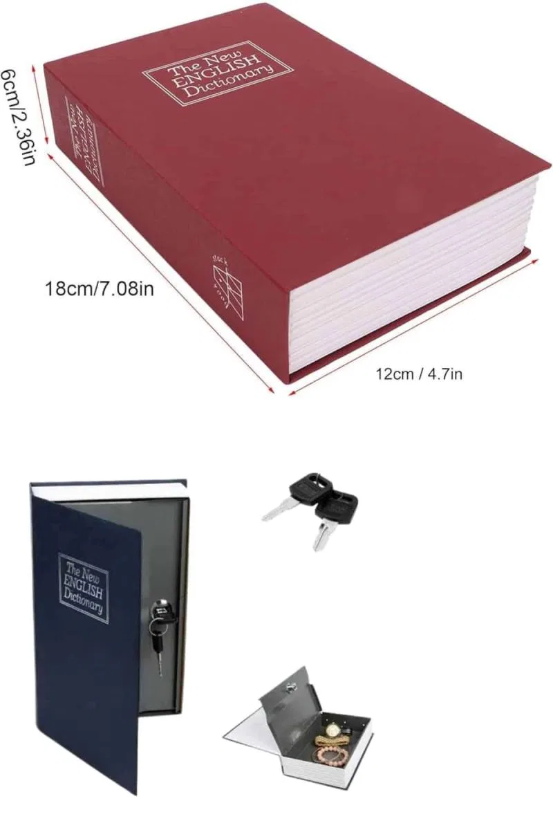 Gizli Kasa Kilitli Sözlük Görünümlü 18cm Gizli Kasa Büyük Boy Anahtarlı görsel 3