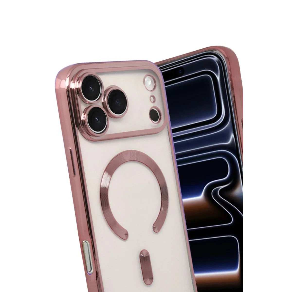 Apple İphone 17 Pro Kross Magneticsafe Kapak - Rose görsel 3
