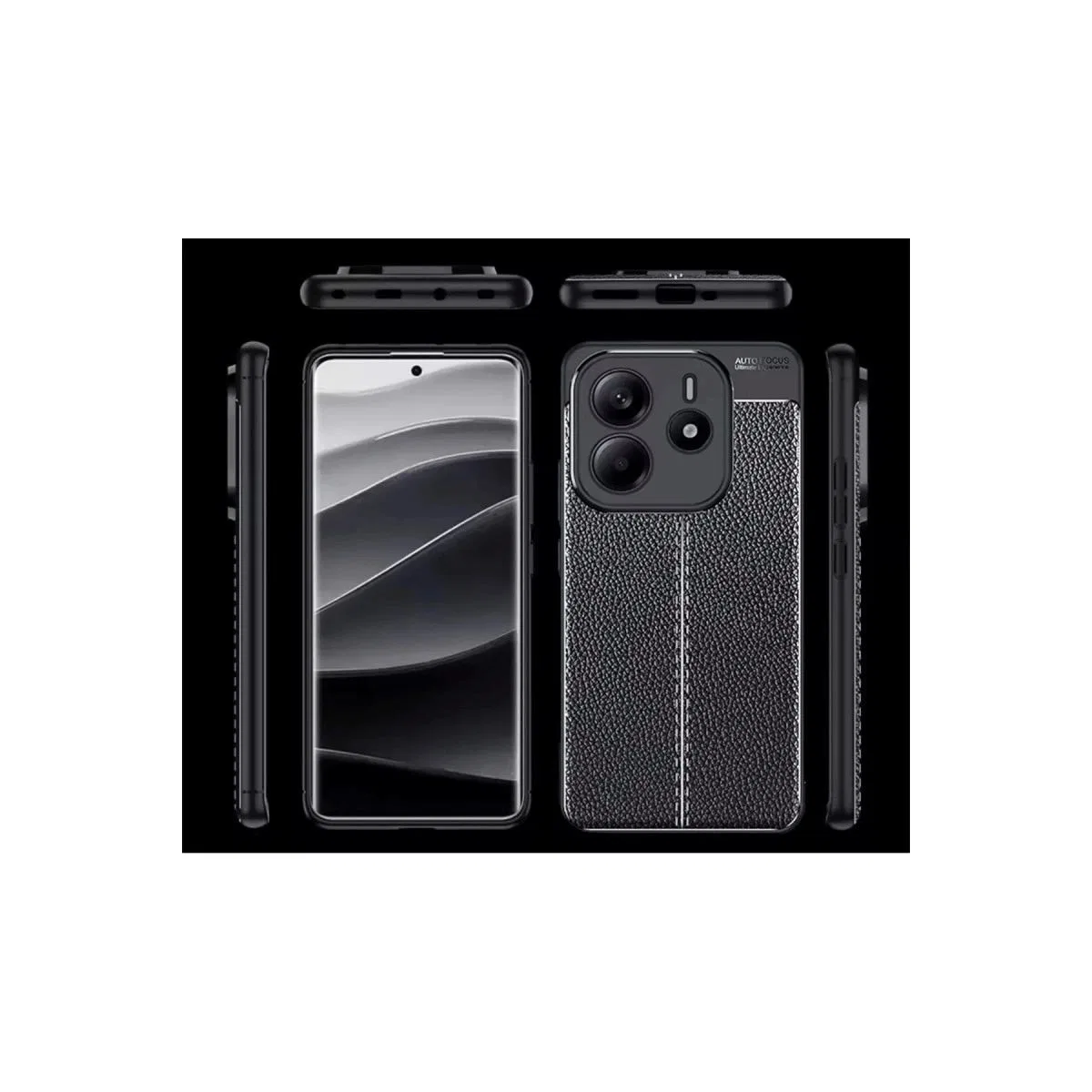 Xiaomi Redmi Note 14 4g Kılıf Auto Focus Kapak - Lacivert görsel 3