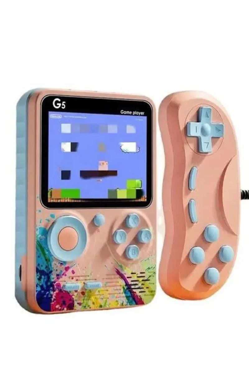 Game Box Mini 500 Adet Retro Oyun Taşınabilir Oyun Konsolu görsel 4
