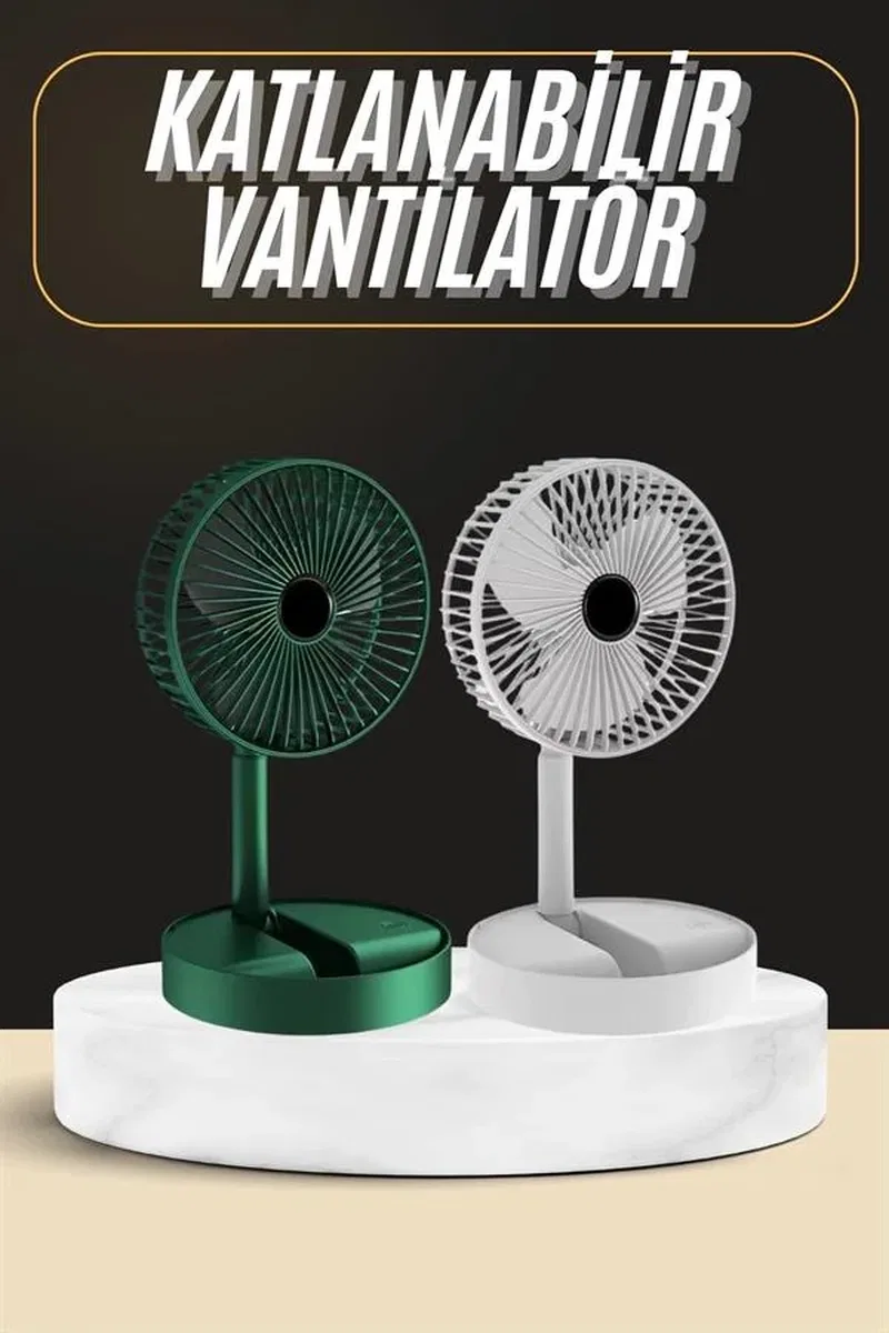 Katlanabilir Usb Şarjlı Masaüstü Soğutucu Mini Fan Telefon Tutucu Yeni Nesil görsel 2