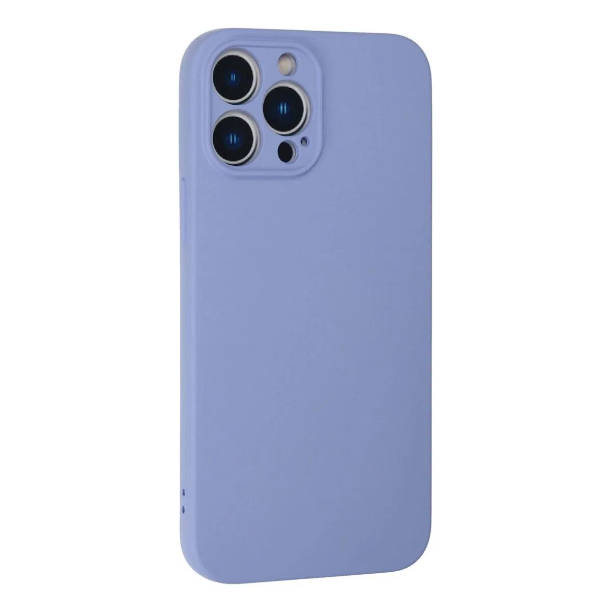Apple İphone 13 Pro Kılıf Nano İçi Kadife Silikon - Lila görsel 3