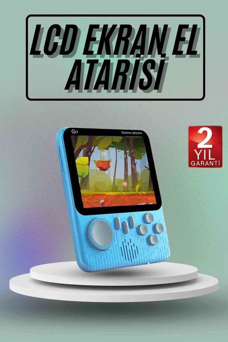 666 Oyunlu Retro El Konsolu Atari 3. 5 İnç Taşınabilir Oyun Konsolu