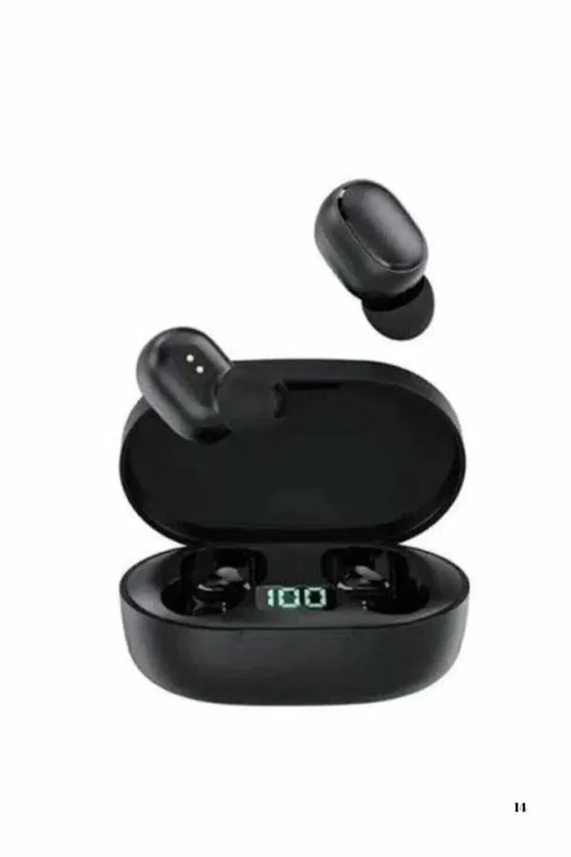 Kulaklık Dijital Göstergeli Bluetooth Bağlantılı Kablosuz Kulak İçi Mikrofonlu Dokunmatik Kontrol görsel 4