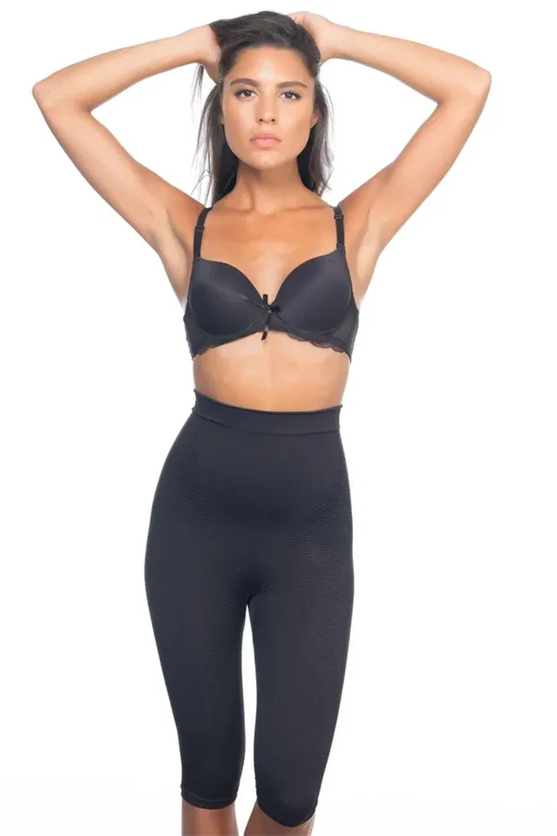 Siyah MI 2040 Anti Selülit Boxer Korse