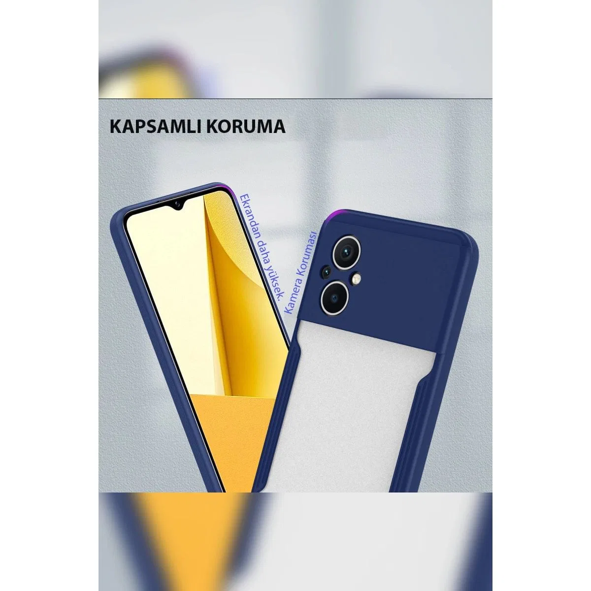 Xiaomi Poco M5 Kılıf Platin Silikon - Lila görsel 3