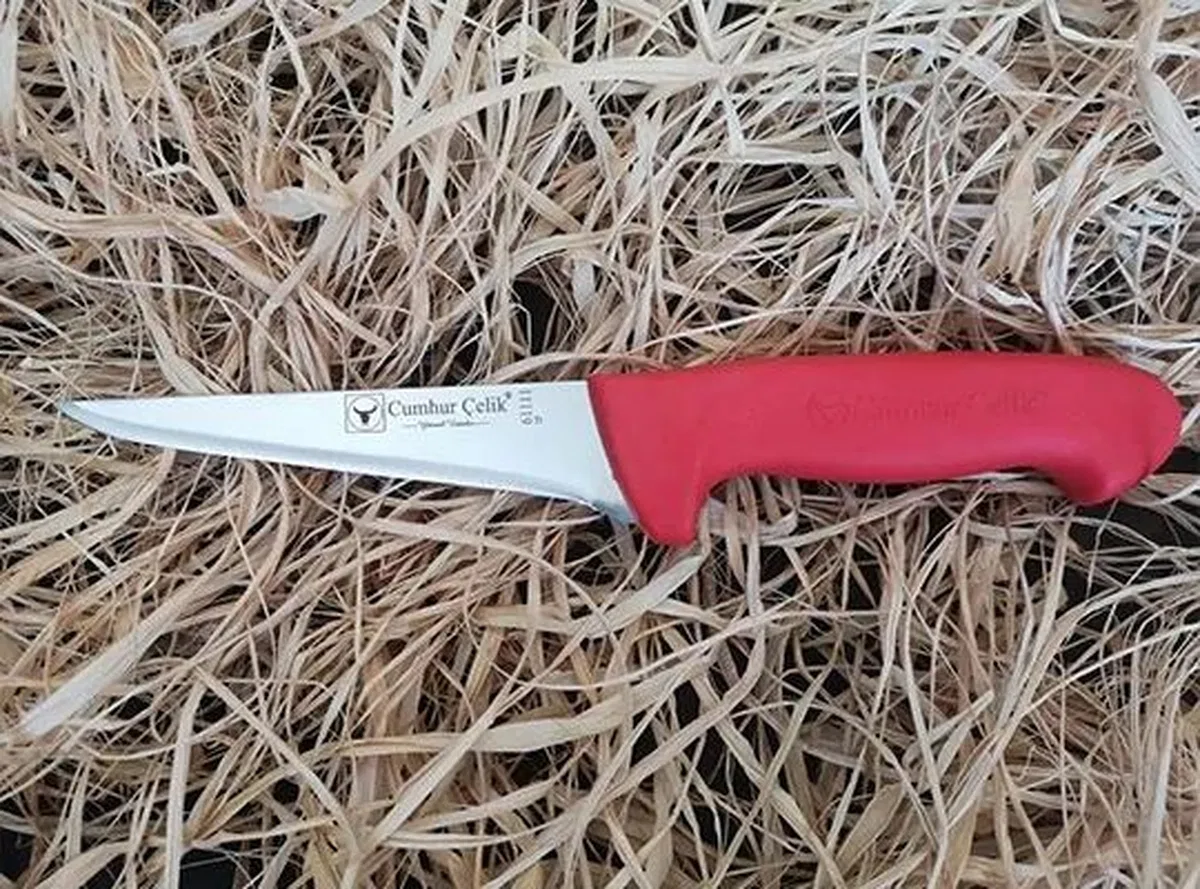 Sürmene 61111 Kasap Sıyırma Bıçağı, 12, 5 Cm, Kaymaz Sap
