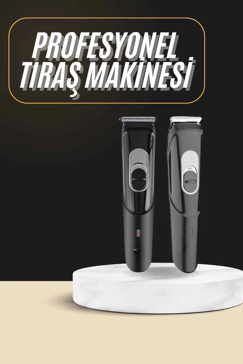 Lazer Epilasyon Öncesi Kısaltma Şarjlı Saç Sakal Tıraş Makinesi Ense Kesme Makinesi
