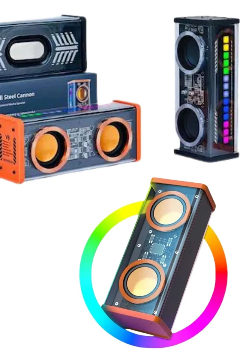 Yüksek Ses Kaliteli Kablosuz 5. 0 Bluetooth Hoparlör RGB Işıklı görsel 4