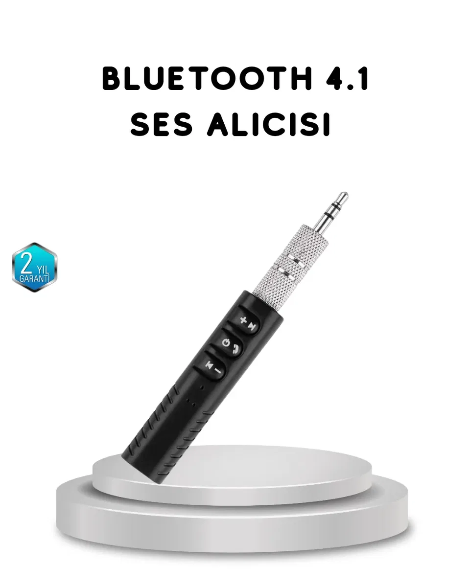 Mini Bluetooth Ses Alıcısı 3. 5mm Girişli Kablosuz Müzik Adaptörü