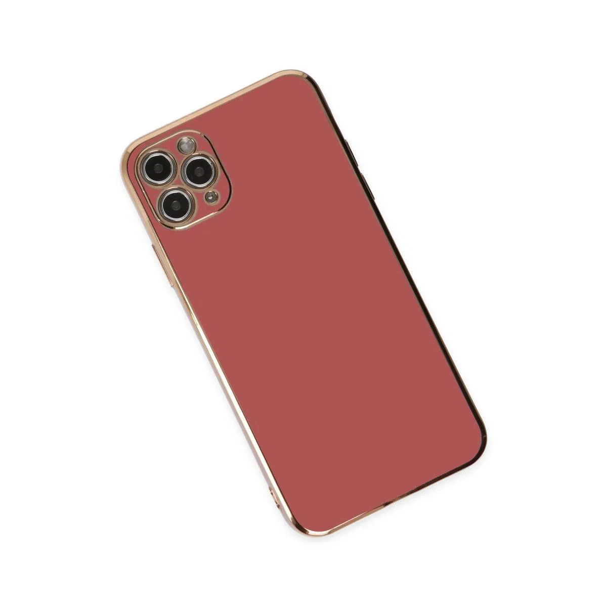 Apple İphone 11 Pro Max Kılıf Volet Silikon - Kırmızı görsel 3