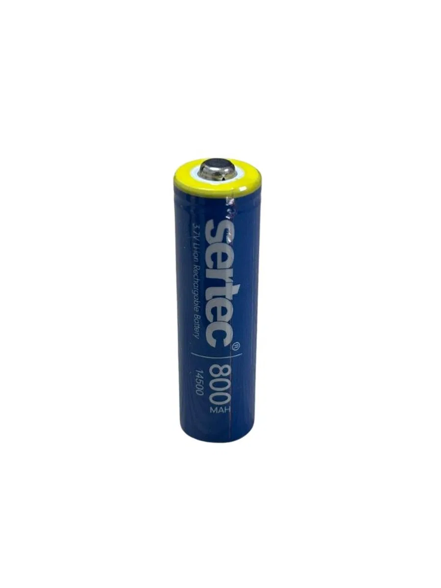 Sertec 3. 7v Li-ion 14500 Aa - 800 Mah 1c Şarjlı Pil (başlı)