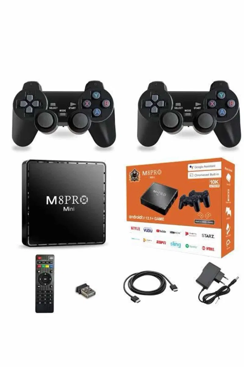 M8 PRO MINI 4 8 10 K HD HDR Android Tv 5G Retro 10000 Oyunlu görsel 4