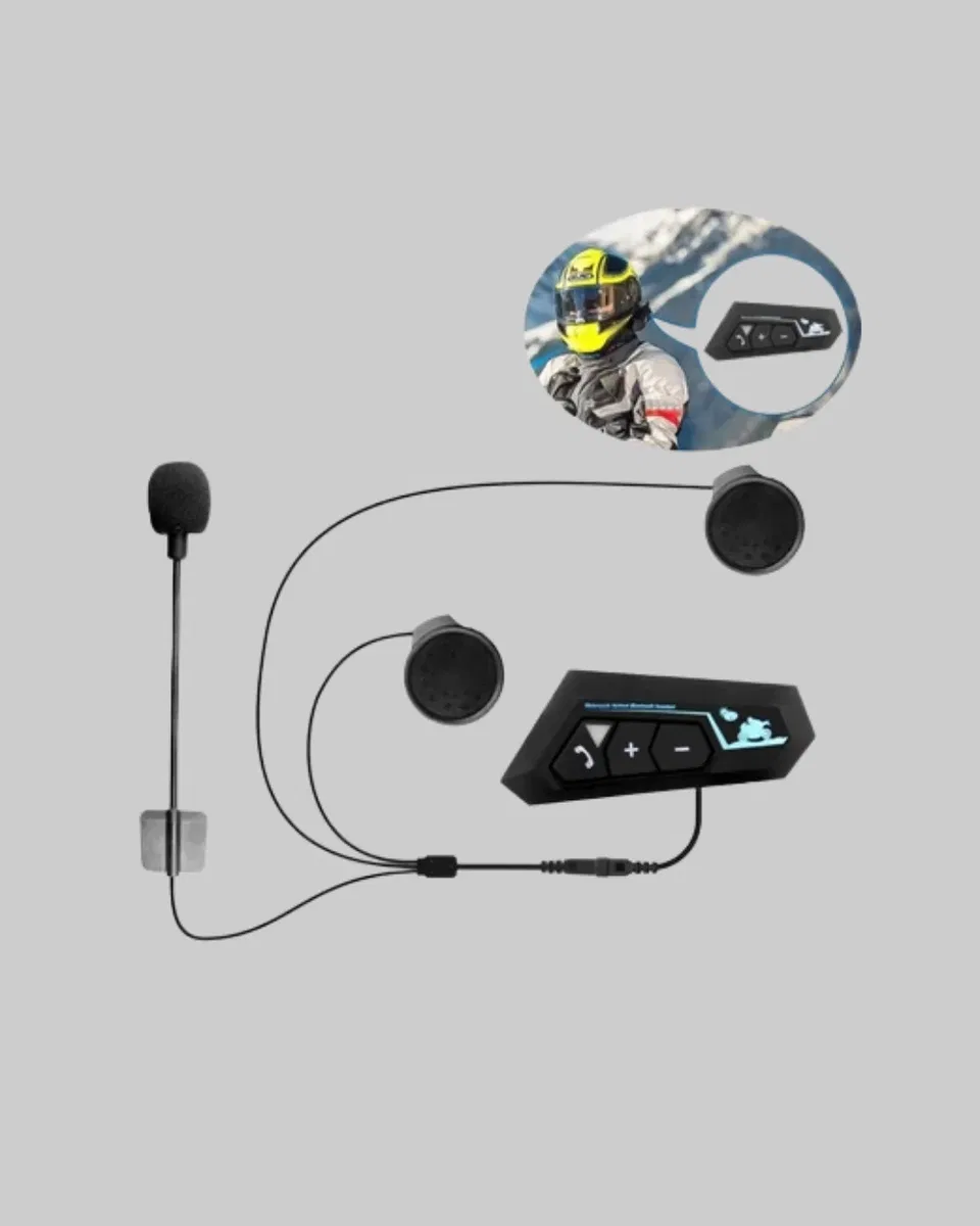 BT22 Kask İçi Bluetooth Kulaklık Hızlı Eşleşme ve Gürültü Önleyici Mikrofon Yeni Nesil görsel 3