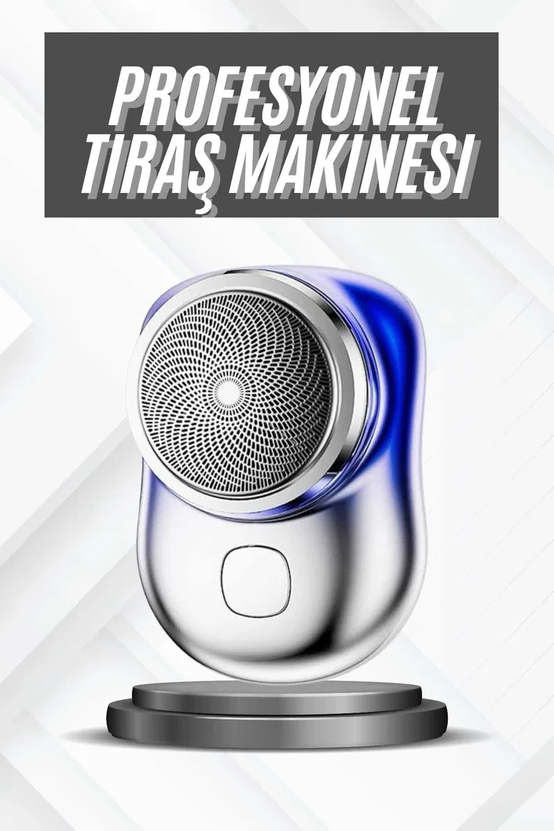 Elektrikli Mini Tıraş Makinesi, Taşınabilir USB Şarjlı Kablosuz Tıraş Makinesi