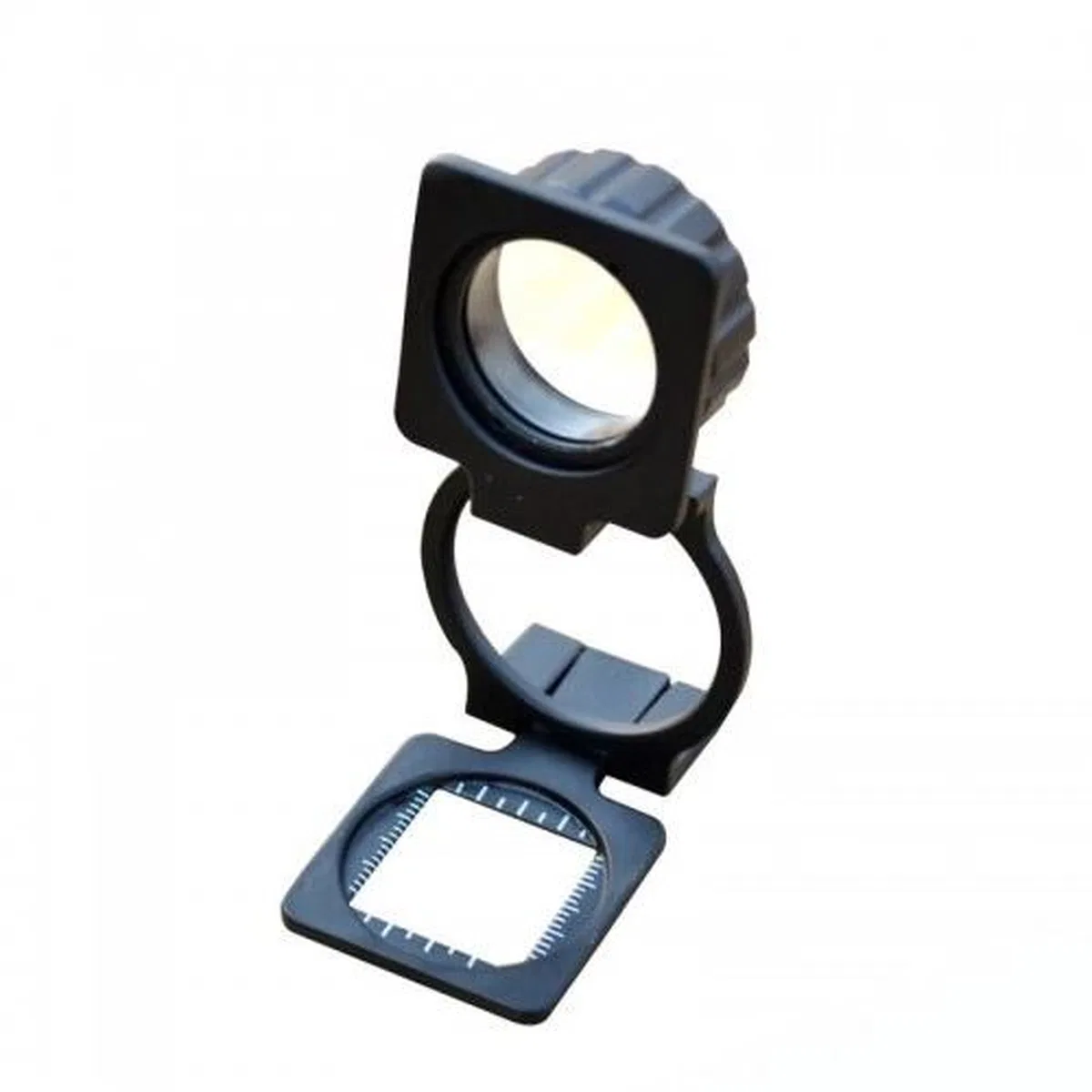 Tekstilciler Için Kumaş Kontrolü Büyüteç, katlanan, Metal 15x Büyütme görsel 6
