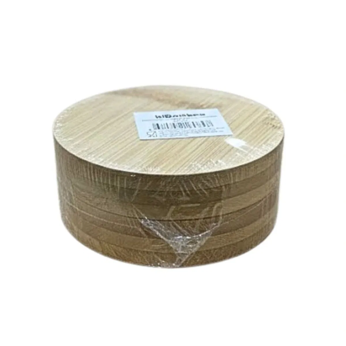 6'li Yuvarlak Bambu Çay Tabağı
