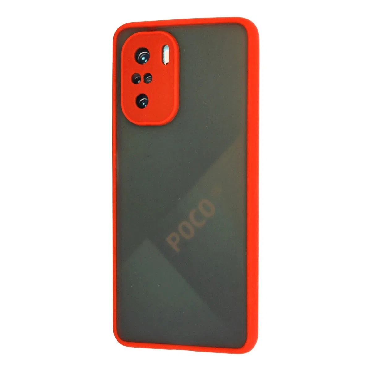 Xiaomi Poco F3 Kılıf Montreal Silikon Kapak - Kırmızı görsel 2