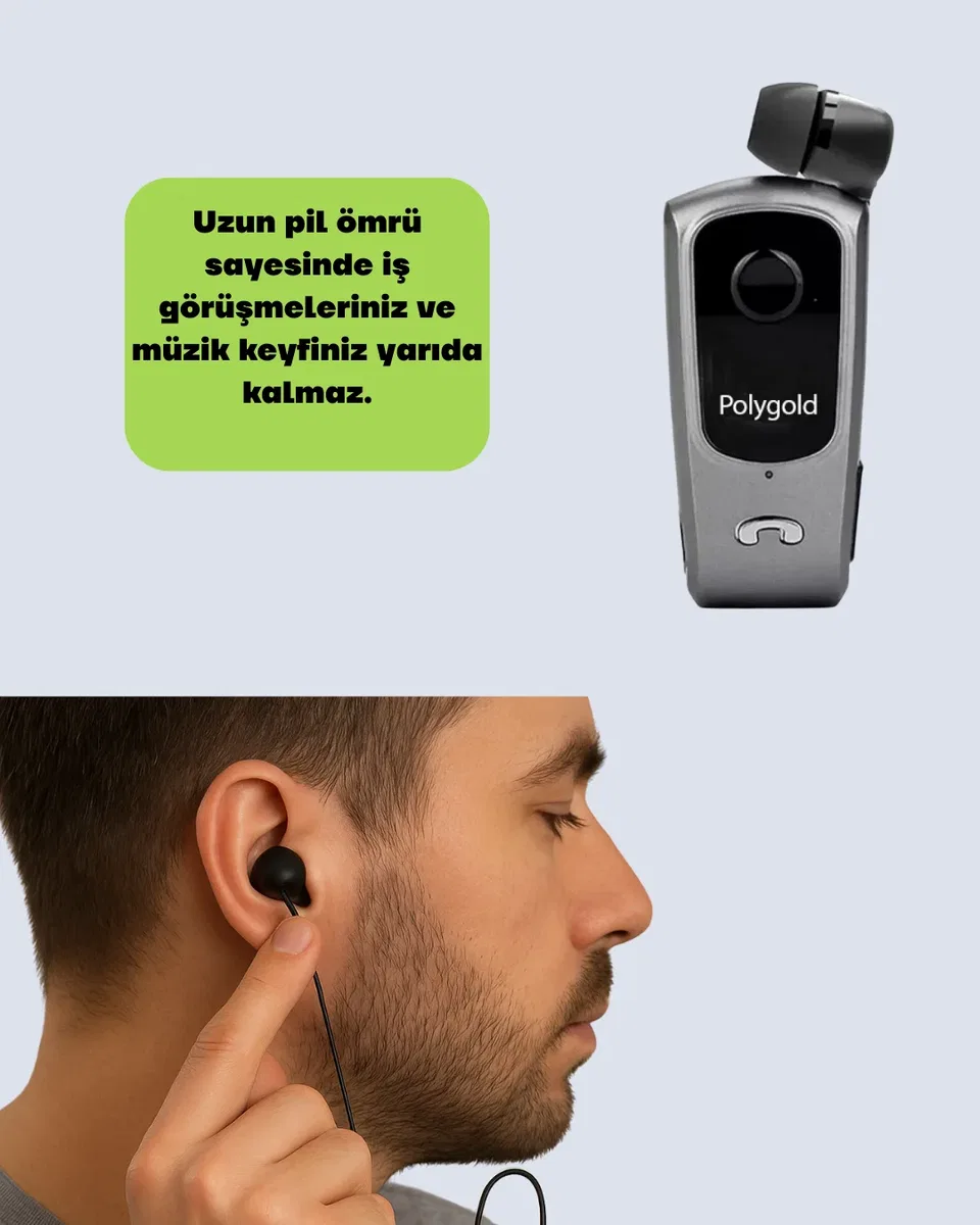Mikrofonlu ve Ses Kontrollü Kablosuz Kulak İçi Kulaklık görsel 4