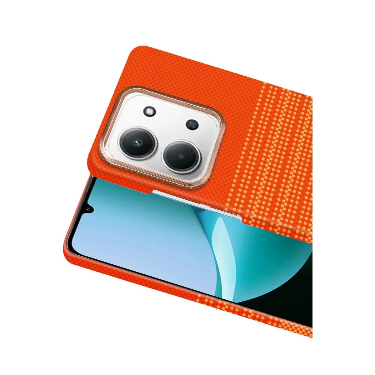 Xiaomi Redmi 15c 4g Vega Magsafe Kapak - Turuncu görsel 2