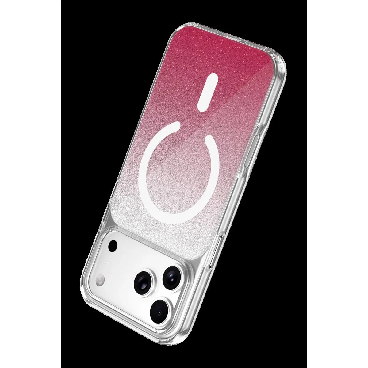 Onegif Apple İphone 17 Pro Max Sora Simli Magsafe Kapak - Kırmızı görsel 3