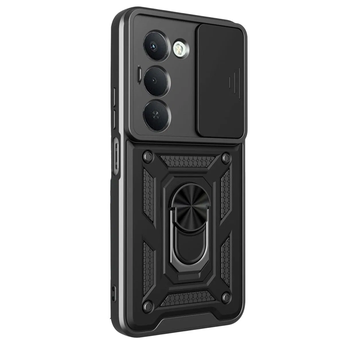 Xiaomi Redmi 15 4g Pars Lens Yüzüklü Silikon - Siyah görsel 3