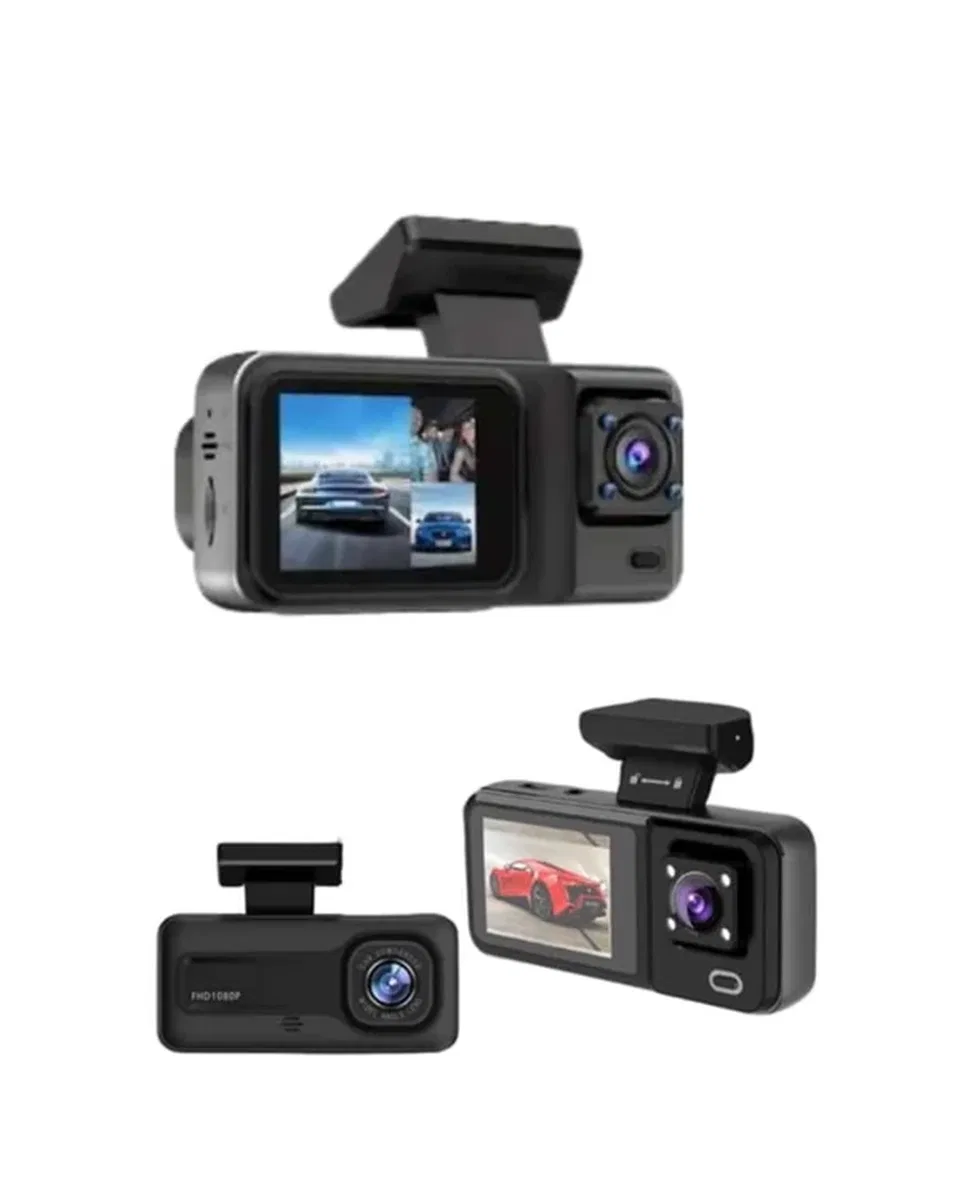 Sürüş ve Park Halinde Kesintisiz Güvenlik İçin 3 Kameralı Profesyonel Dashcam görsel 2