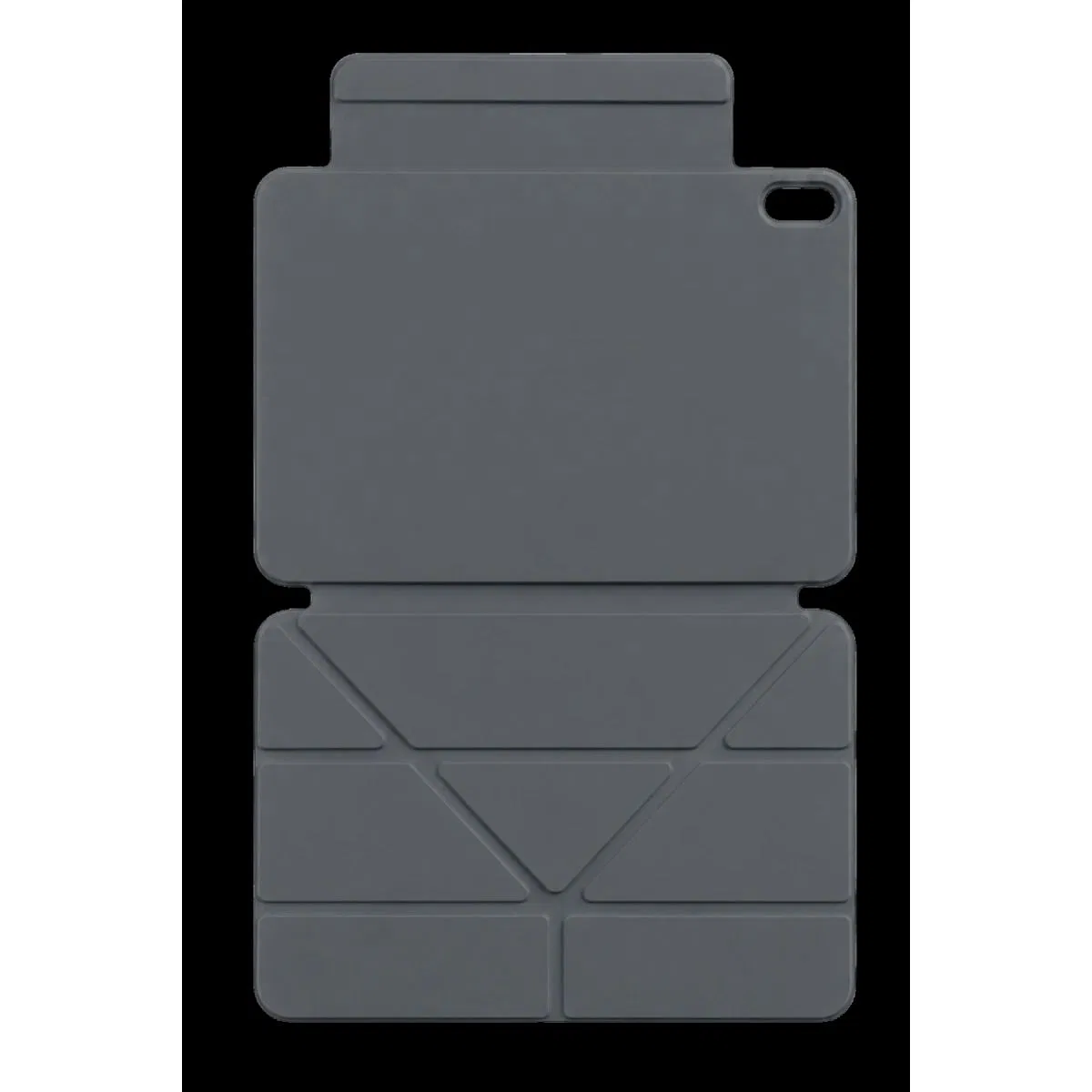 Apple İpad 2025 10. 9 10. nesil (a16) Edz Manyetik Standlı Tablet Kılıfı - Koyu Gri görsel 3