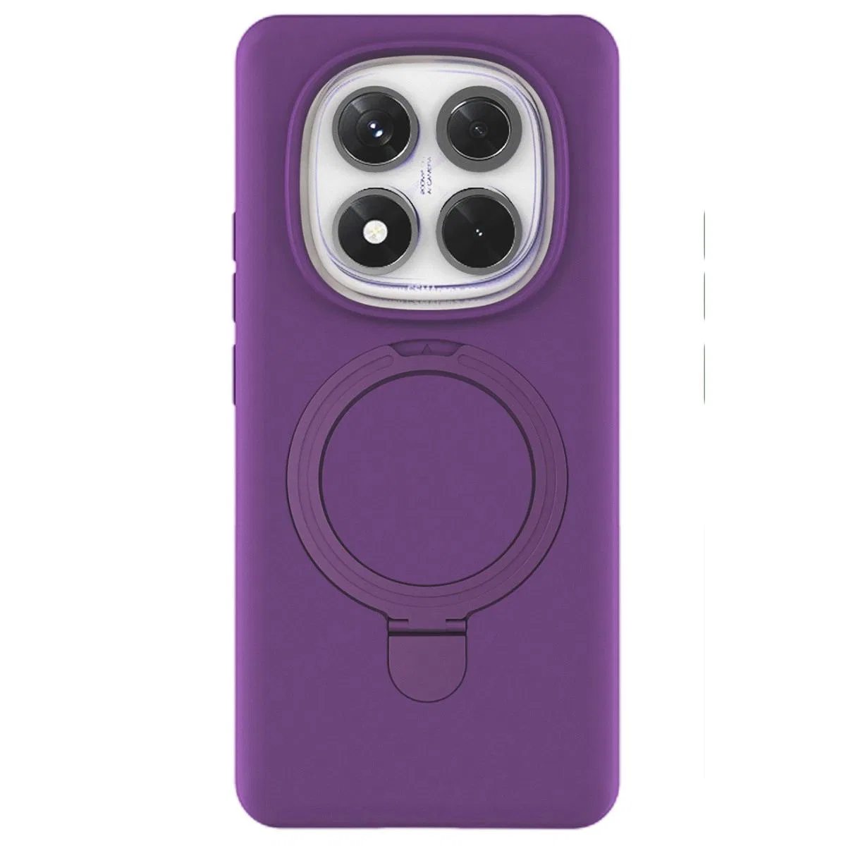 Xiaomi Redmi Note 14 Pro 4g Regal Magsafe Standlı Kapak - Derin Mor görsel 3