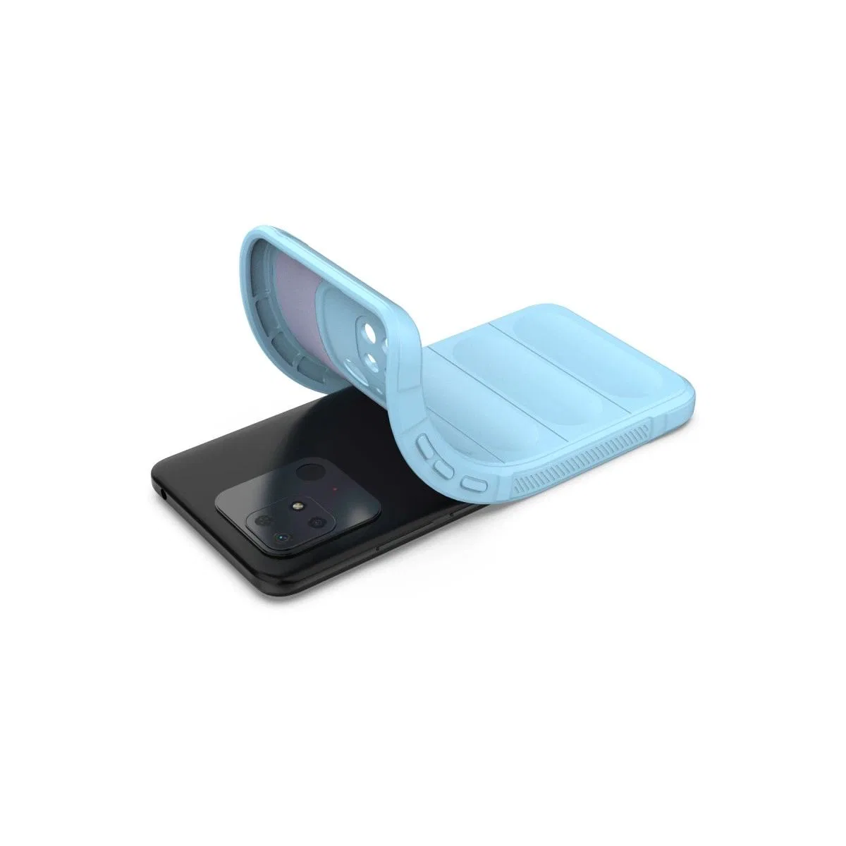 Xiaomi Redmi 10c Kılıf Optimum Silikon - Sky Blue görsel 4