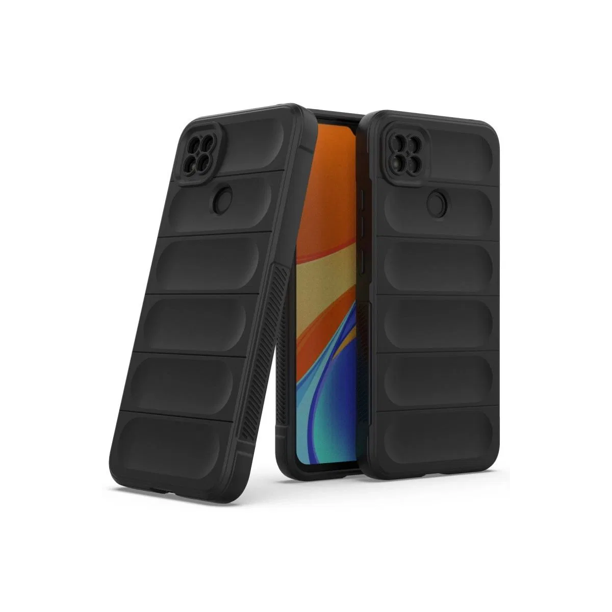 Xiaomi Redmi 9c Kılıf Optimum Silikon - Siyah görsel 2