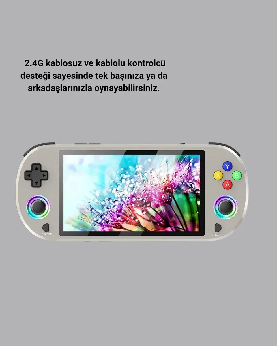 5 İnç IPS Ekranlı Retro Oyun Konsolu – 6 Saat Kesintisiz Oyun Deneyimi görsel 5