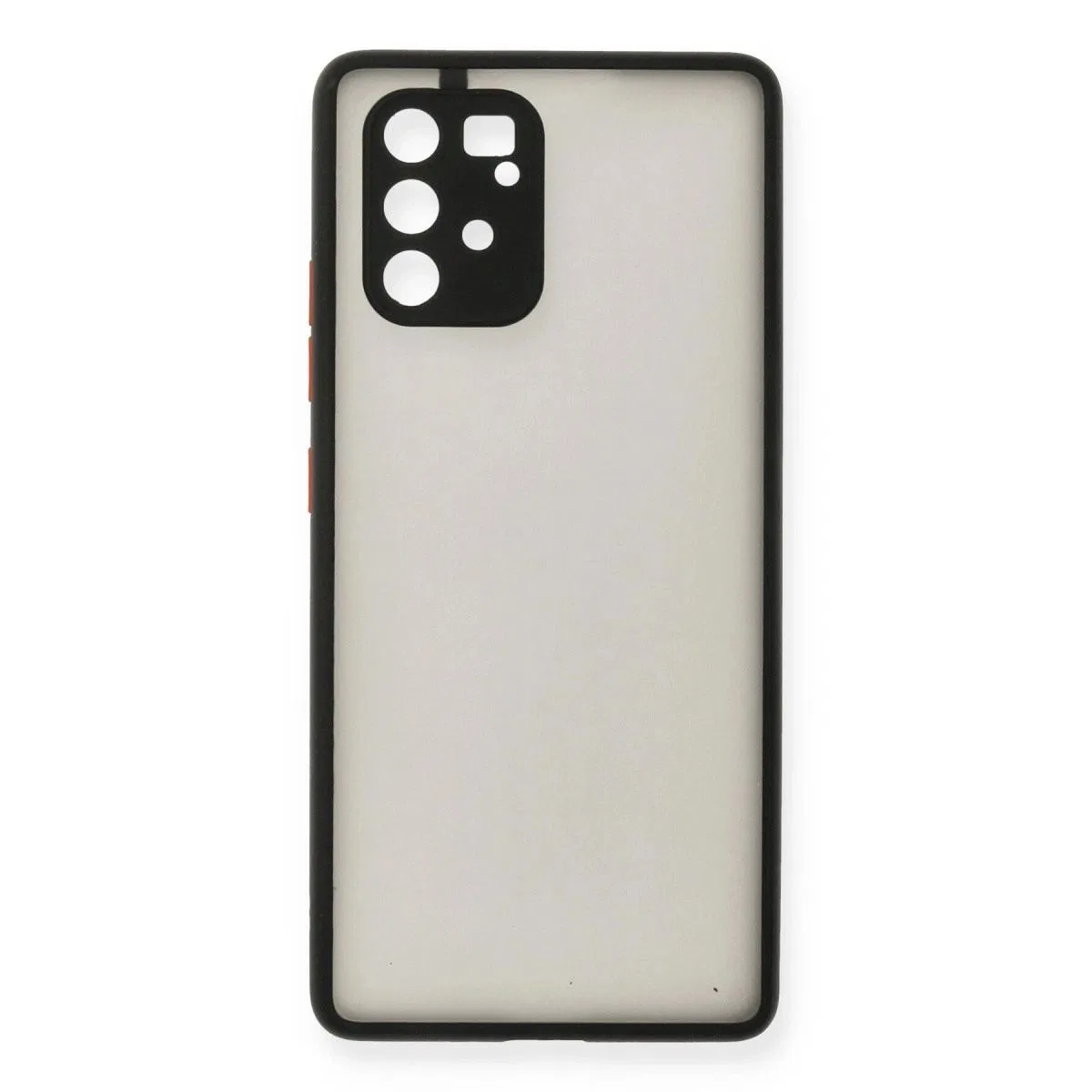 Samsung Galaxy A91 / S10 Lite Kılıf Montreal Silikon Kapak - Siyah görsel 2