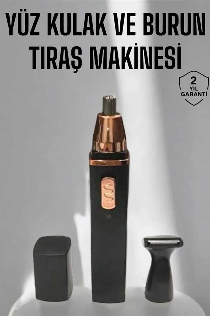 Tıraş Makinesi Kulak Burun Ve Yüz Temizleyici Şarjlı Mini görsel 2