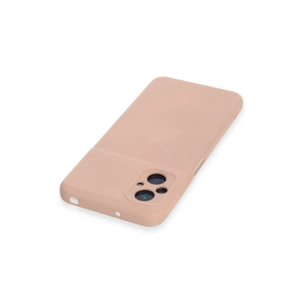 Xiaomi Poco M5 Kılıf Nano İçi Kadife Silikon - Pudra görsel 3
