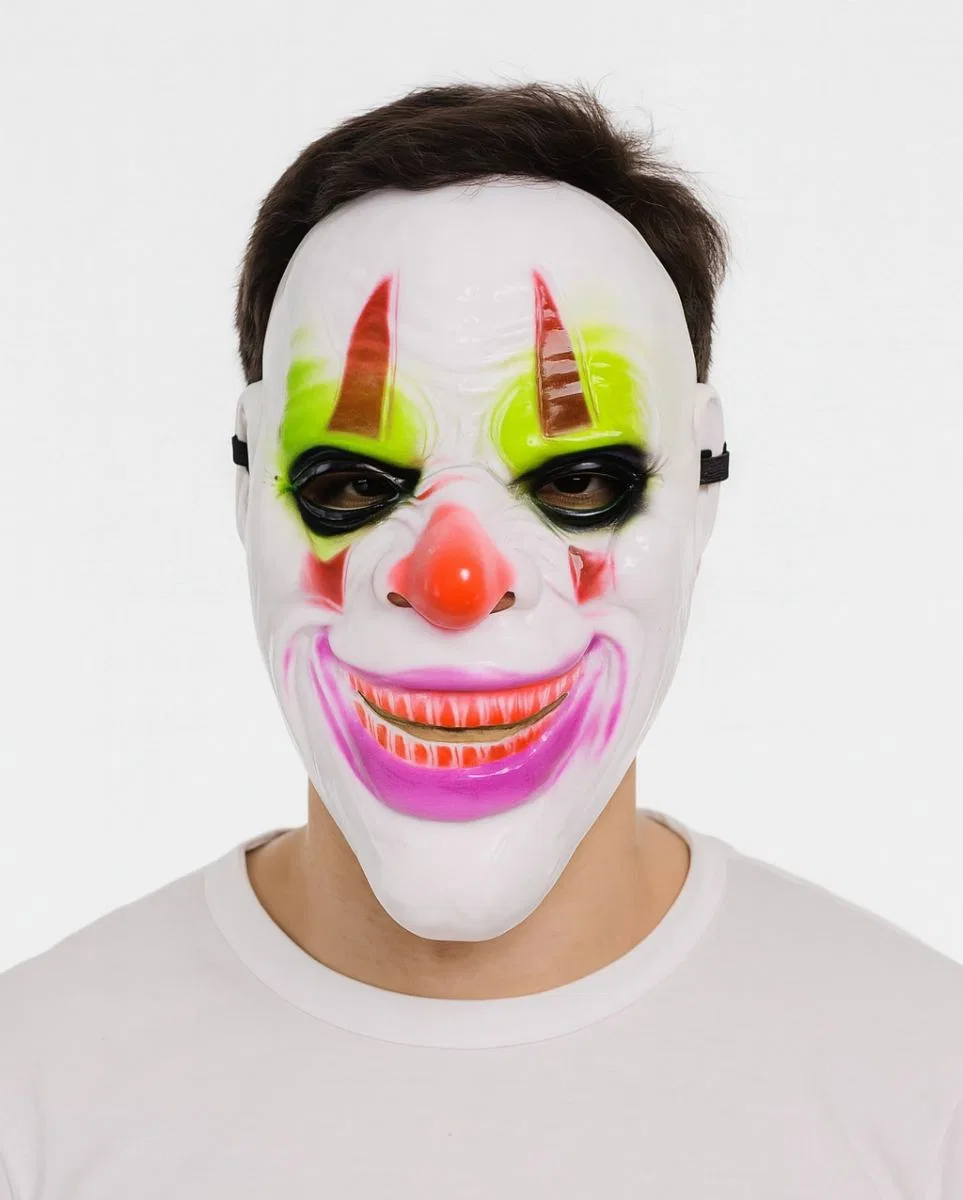 Delirten Gülüş Psikopat Palyaço Temalı Joker Maskesi