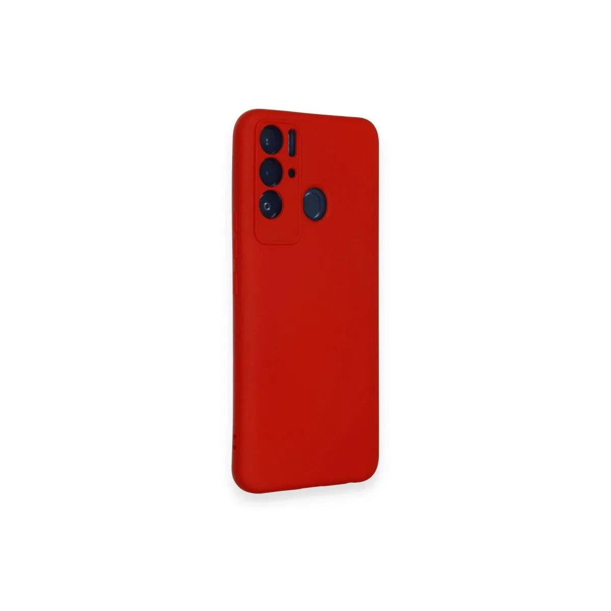 Tecno Pova Neo Kılıf Nano İçi Kadife Silikon - Kırmızı görsel 2