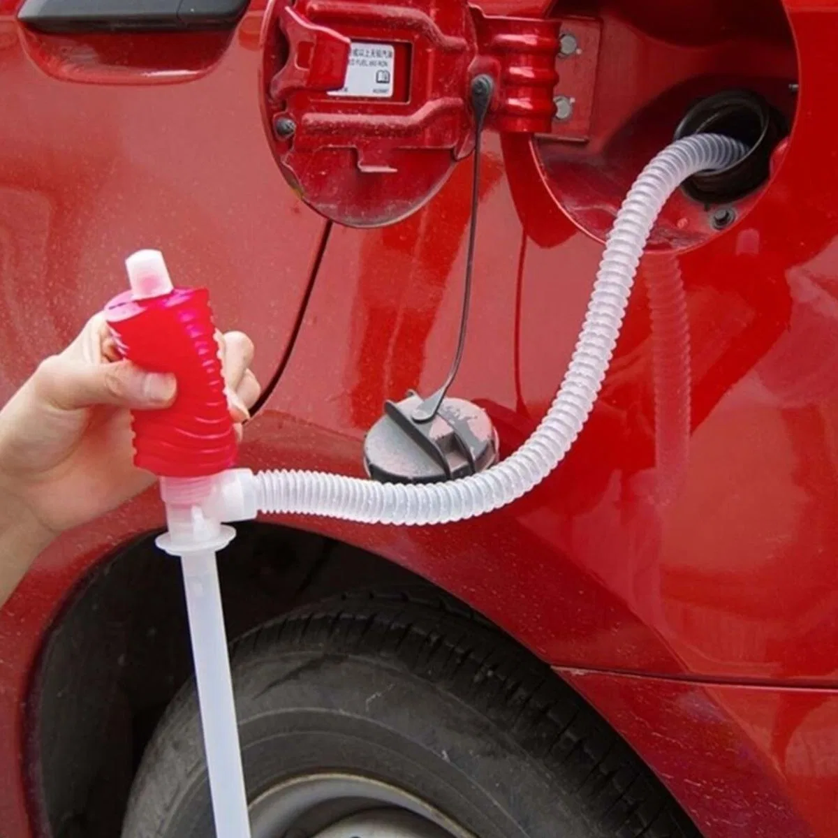 Küçük Plastik Mazot ve Su Pompası görsel 2
