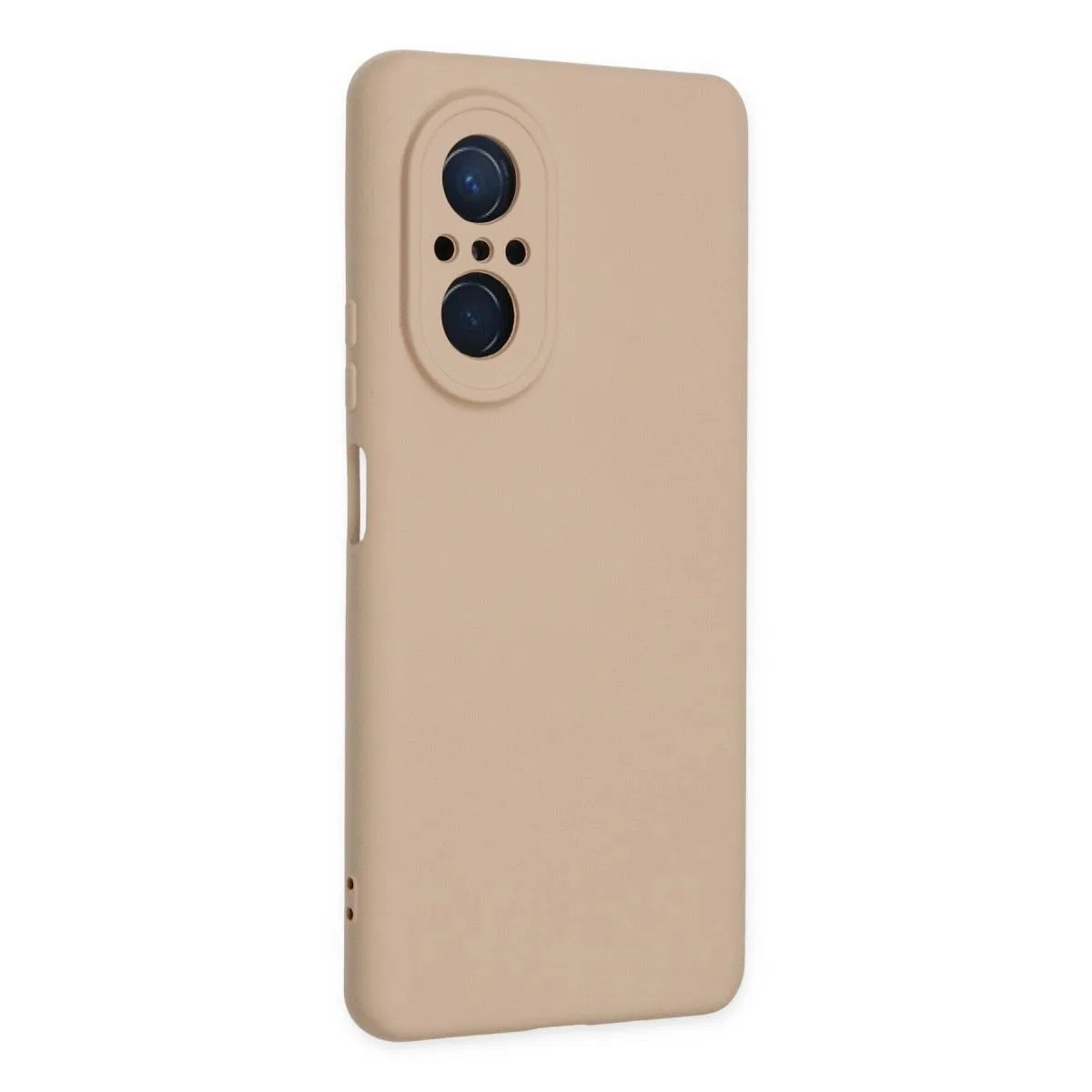 Huawei Nova 9 Se Kılıf Nano İçi Kadife Silikon - Pudra görsel 2