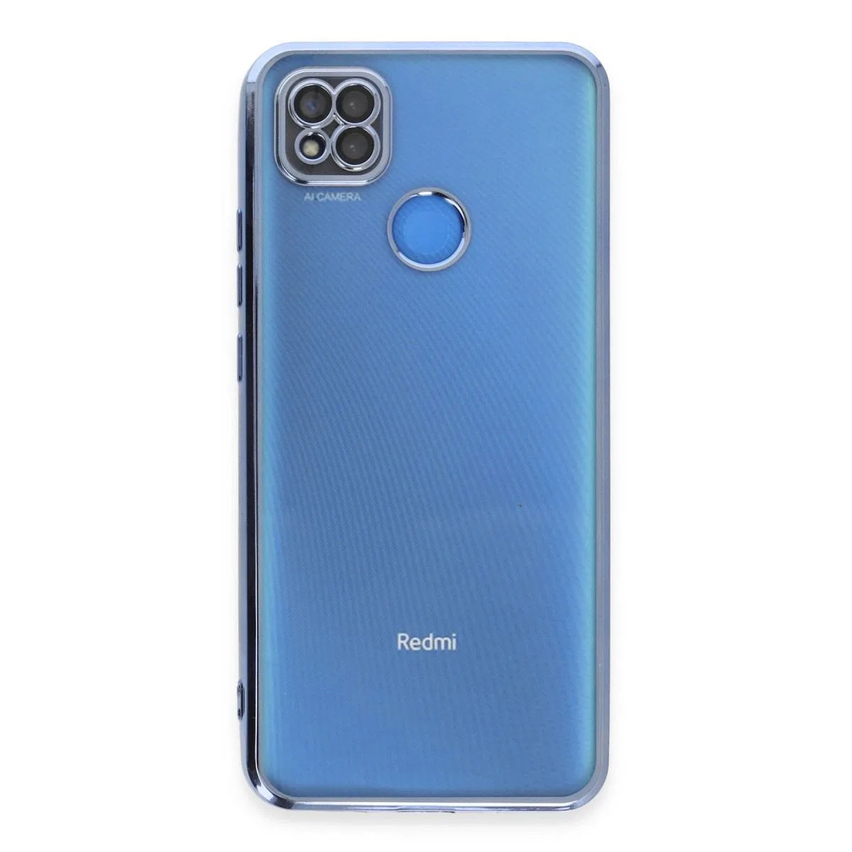 Xiaomi Redmi 9c Kılıf Razer Lensli Silikon - Açık Mavi görsel 2