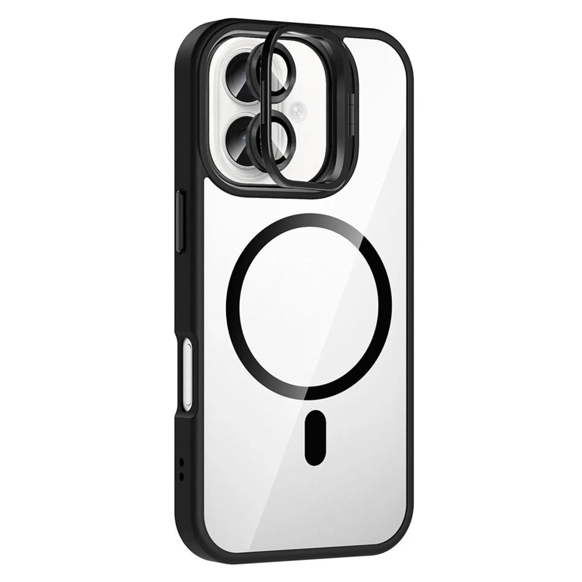 Joko Apple İphone 16 Plus Remim Lensli Magsafe Standlı Kapak - Siyah