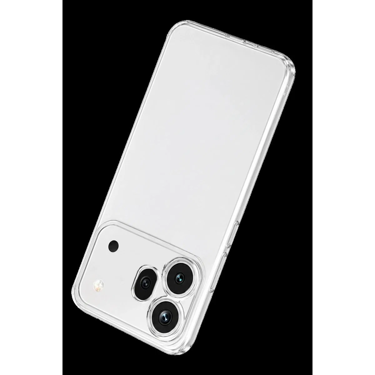 Huawei Honor 600 Pro Lüx Şeffaf Silikon - Şeffaf görsel 3