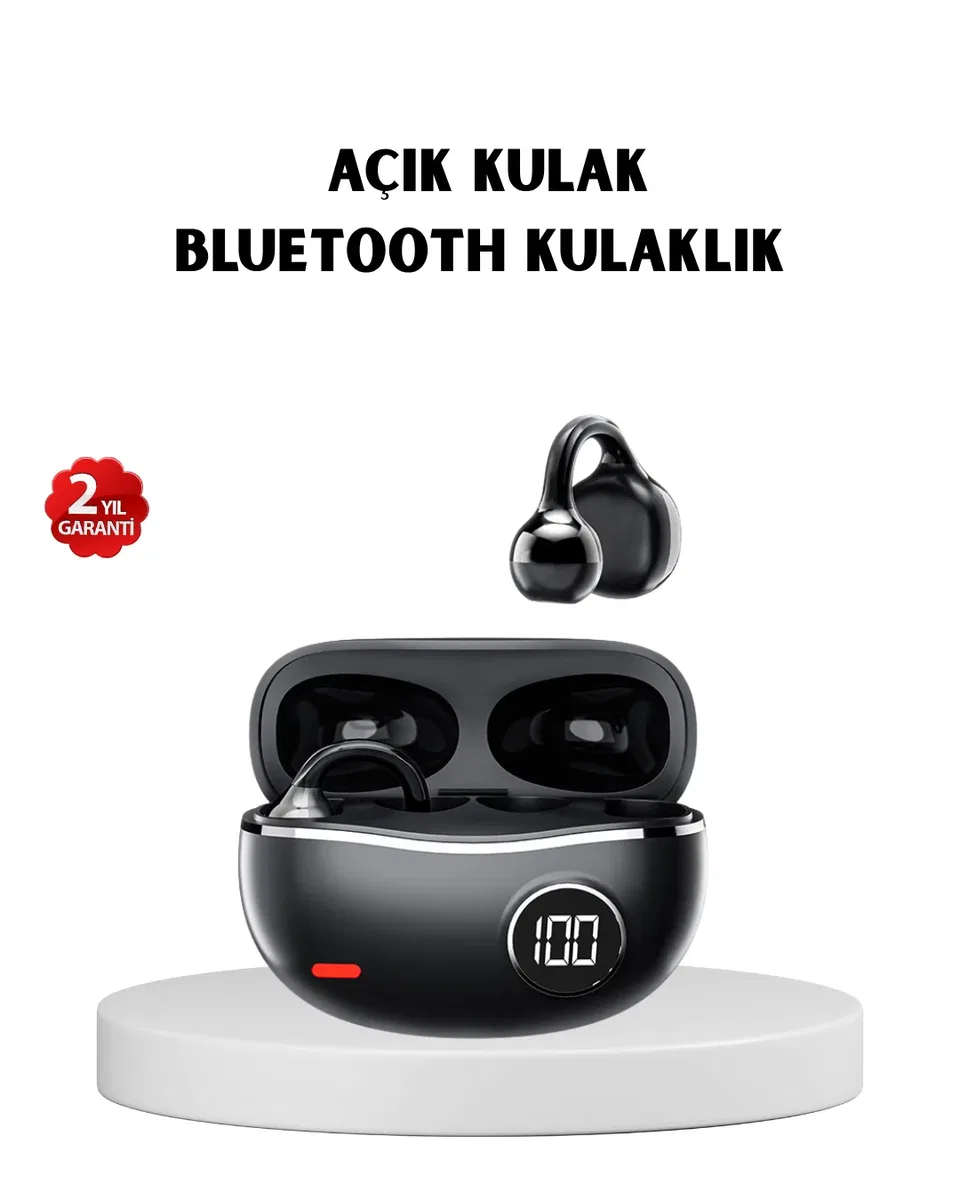 Kablosuz Açık Kulak Kulaklık Bluetooth 5. 4 Type-C Hızlı Şarj 30 Saat