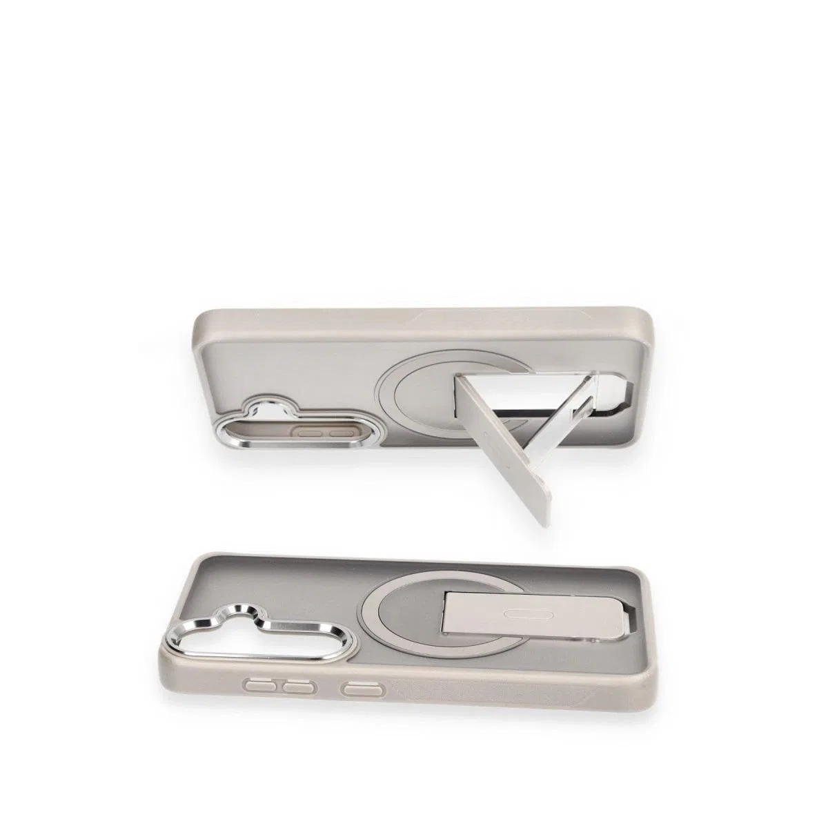 Samsung Galaxy S24 Tork Magsafe Standlı Kapak - Lacivert görsel 3